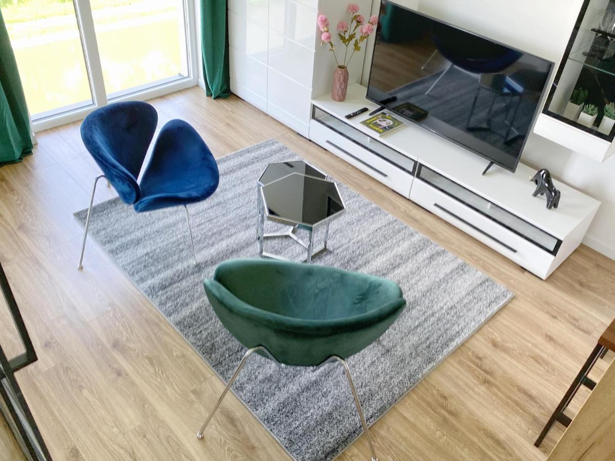 Capital Towers - Apartament Modern Z Widokiem Na Rzeke Rzeszow Bagian luar foto